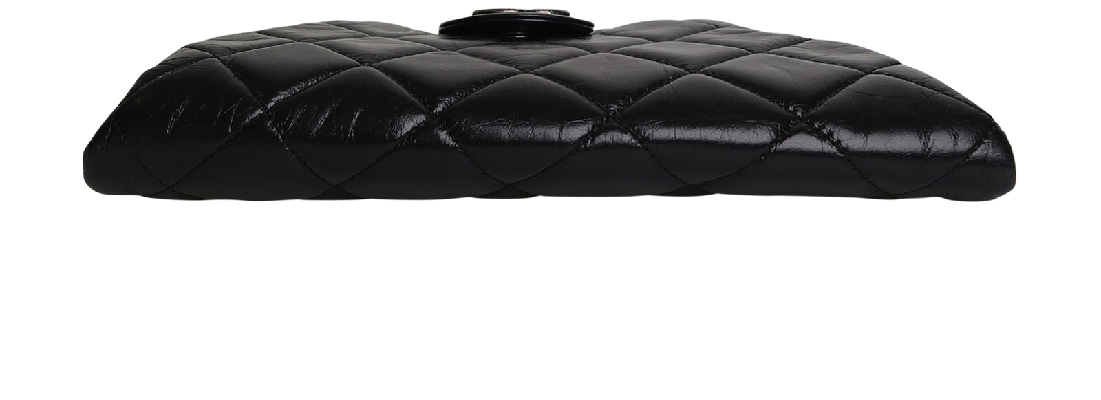 Glazed Calfskin Quilted Coco Pleats Clutch, &pound;1,200, Top view